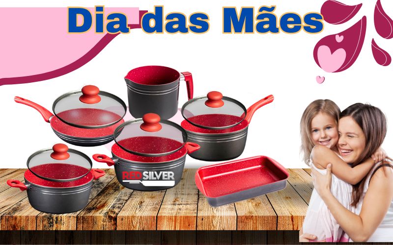 REDSILVER: Oferta especial para o Dia das Mães da RedSilver – Surpreenda com as Panelas RedSilver 